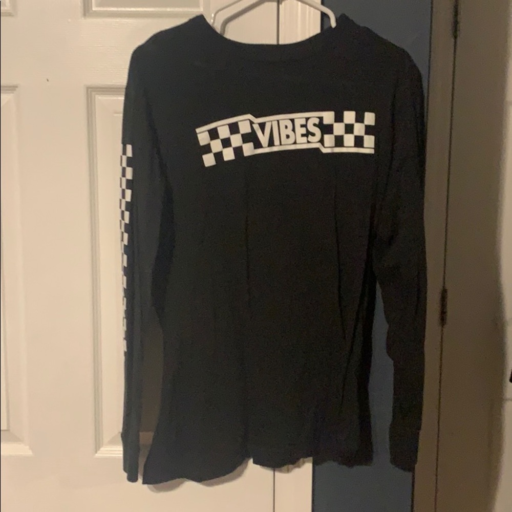 Black long sleeve (VIBES) Shirt